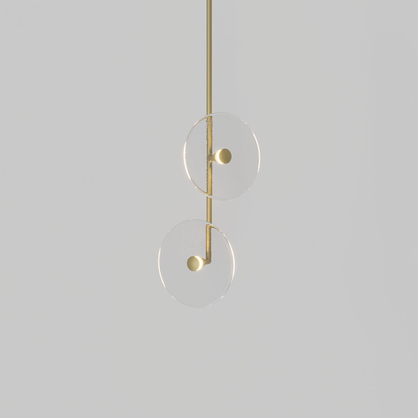 Coral Double - Pendant Off Centred