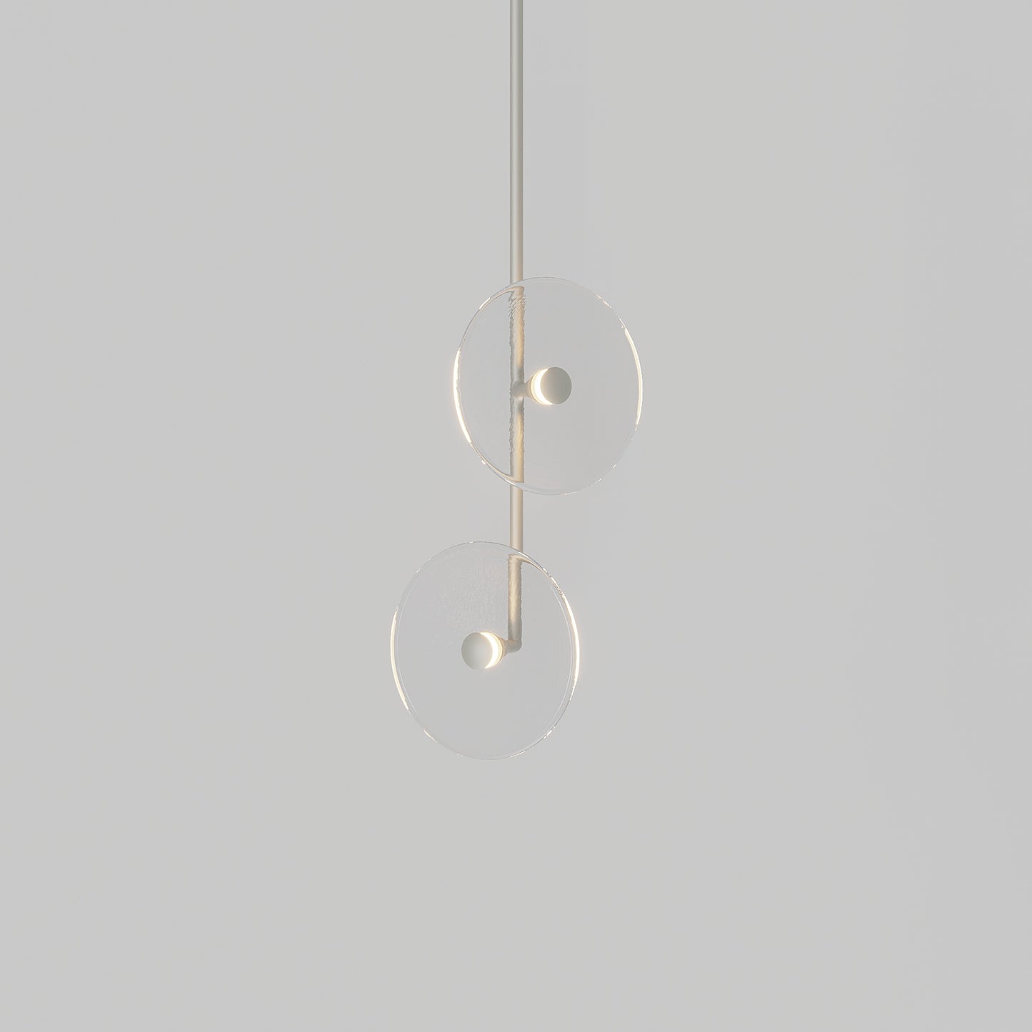 Coral Double - Pendant Off Centred