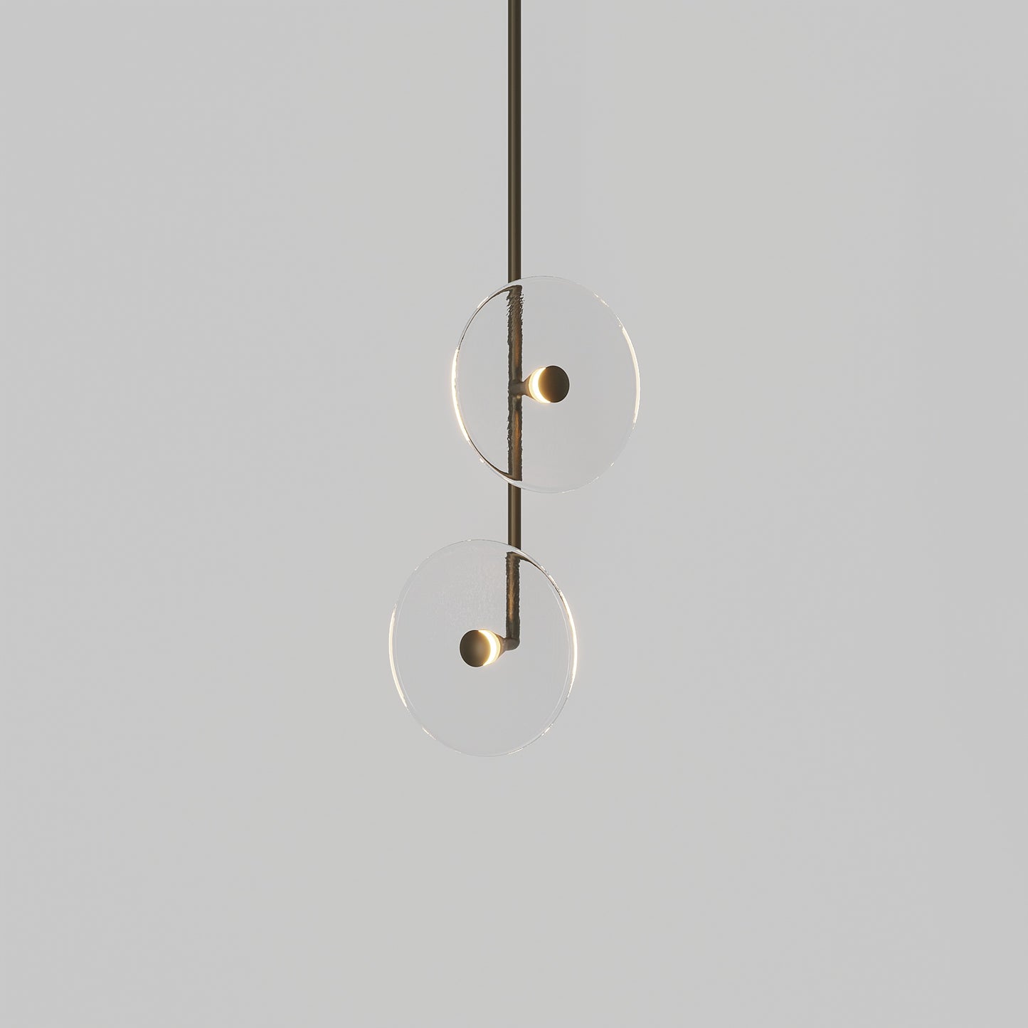 Coral Double - Pendant Off Centred
