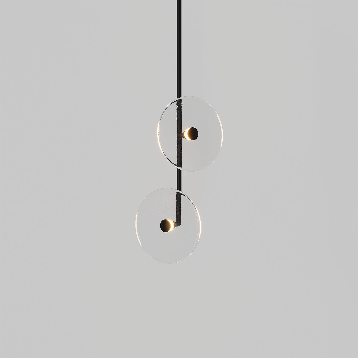 Coral Double - Pendant Off Centred