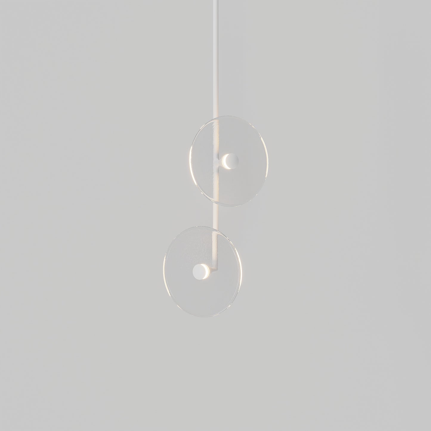 Coral Double - Pendant Off Centred