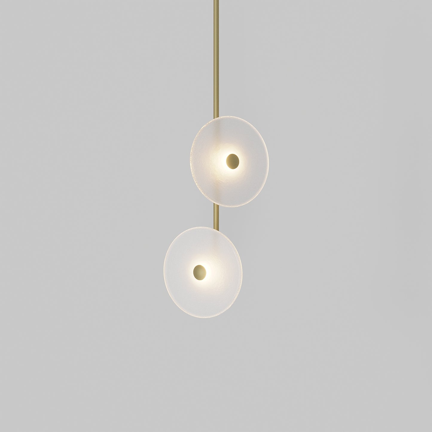 Coral Double - Pendant Off Centred