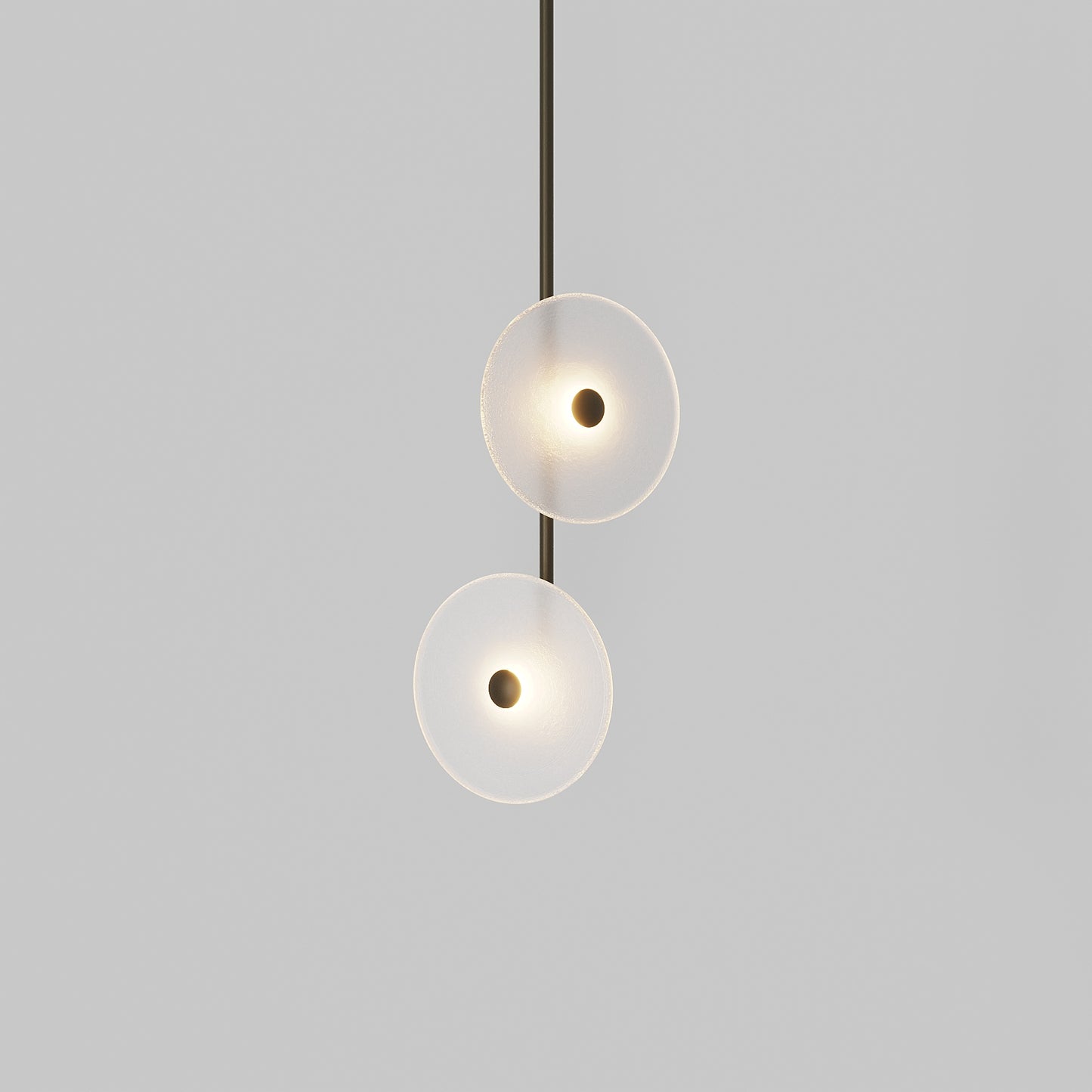 Coral Double - Pendant Off Centred