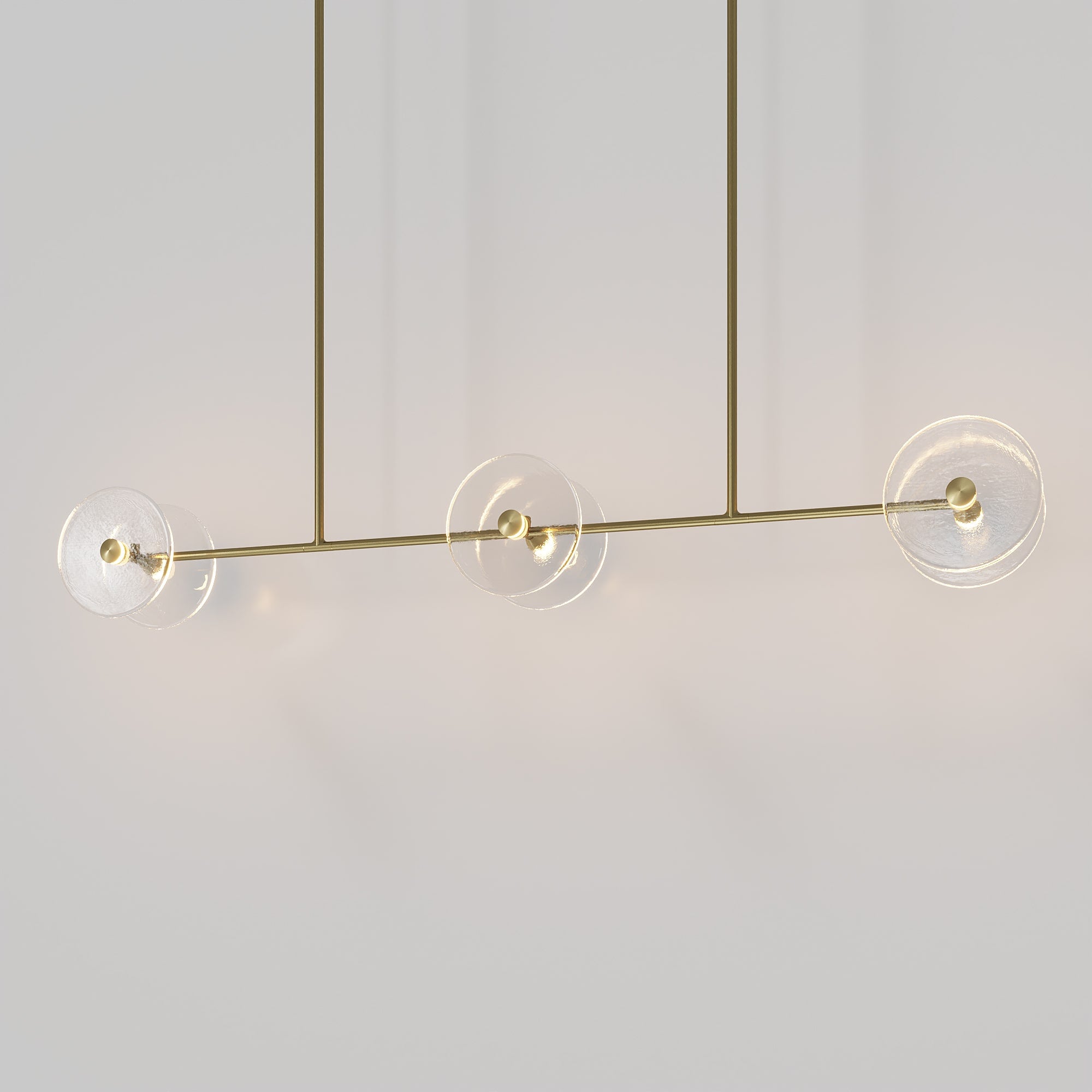 Pendant light with on sale metal rod