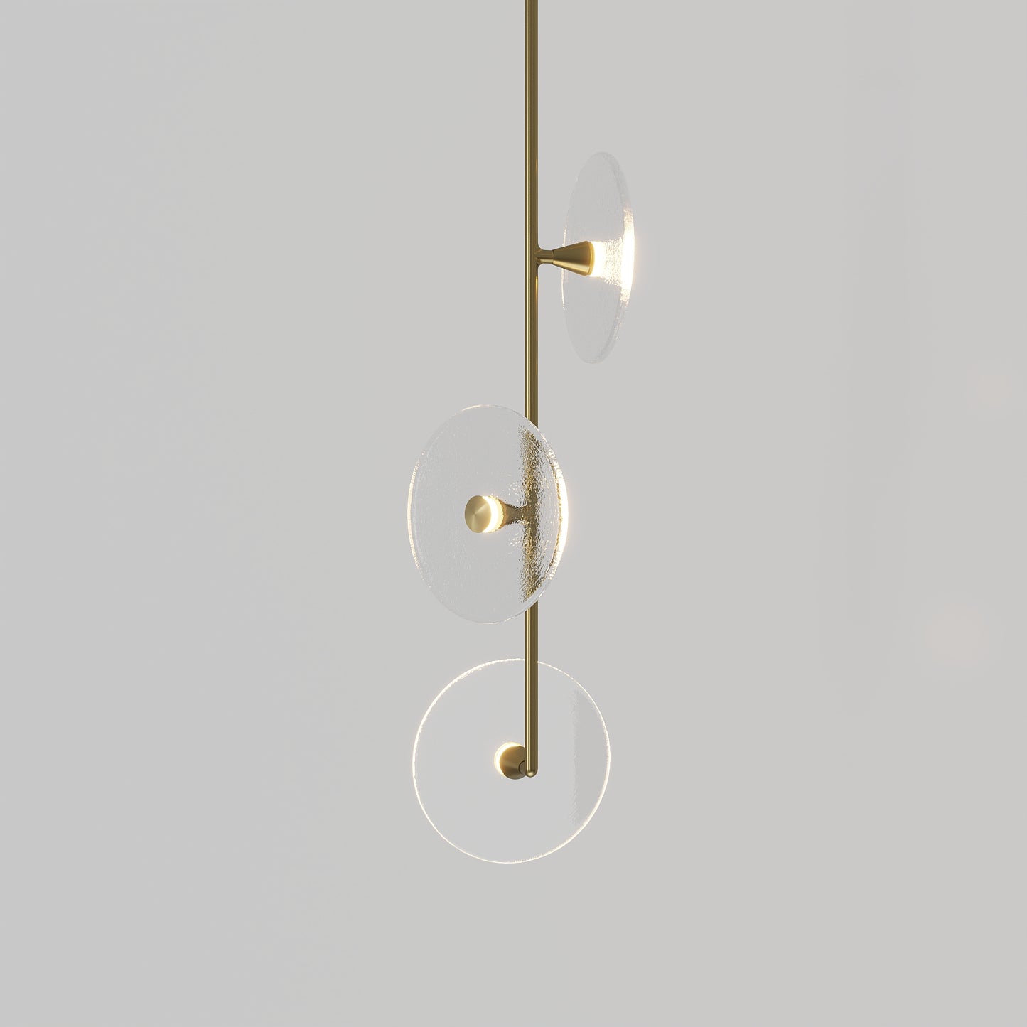 Coral Trio - Pendant Light Off Centered (360 degree)