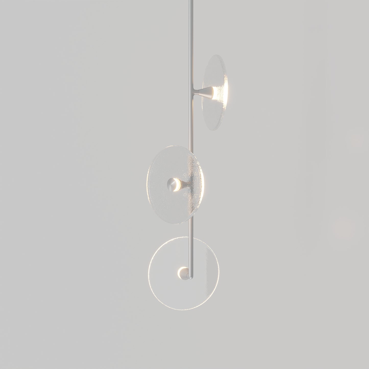 Coral Trio - Pendant Light Off Centered (360 degree)