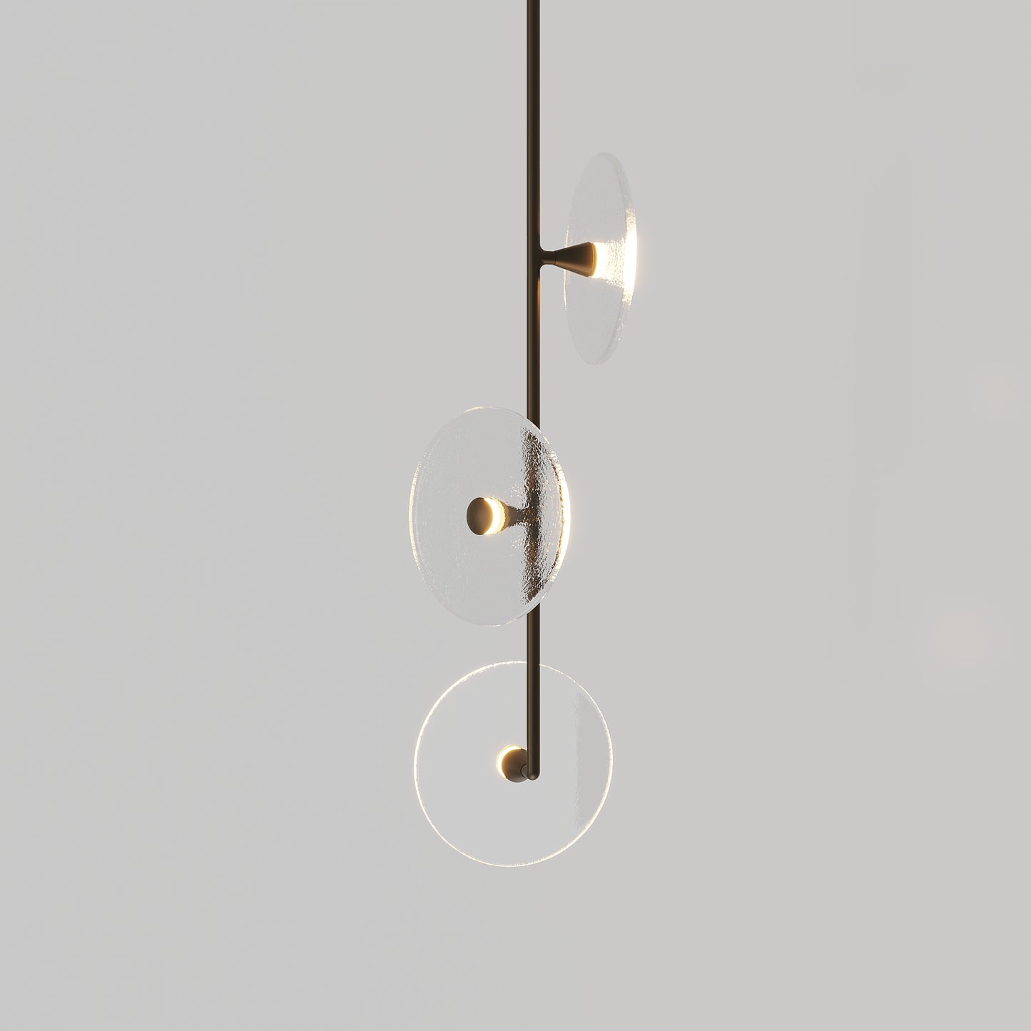 Coral Trio - Pendant Light Off Centered (360 degree)