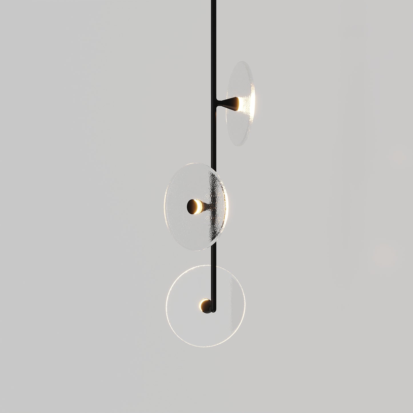 Coral Trio - Pendant Light Off Centered (360 degree)