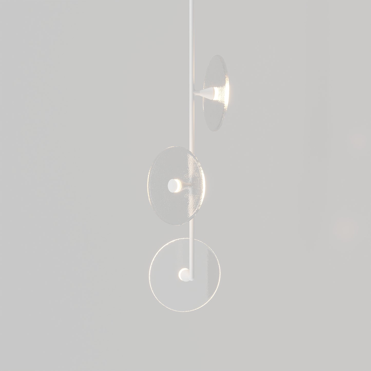 Coral Trio - Pendant Light Off Centered (360 degree)