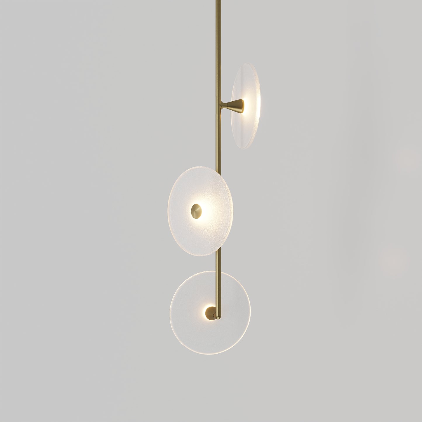 Coral Trio - Pendant Light Off Centered (360 degree)