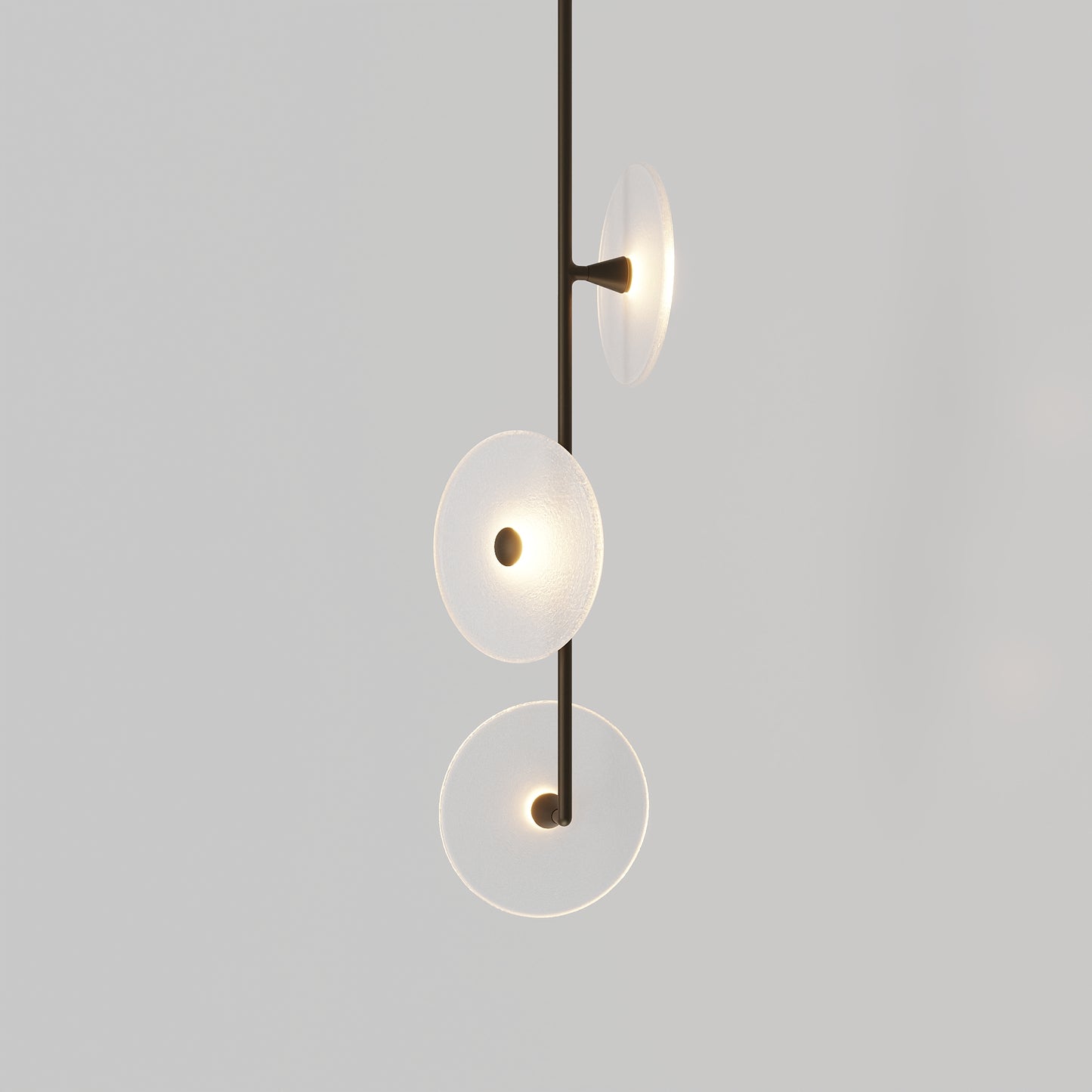 Coral Trio - Pendant Light Off Centered (360 degree)