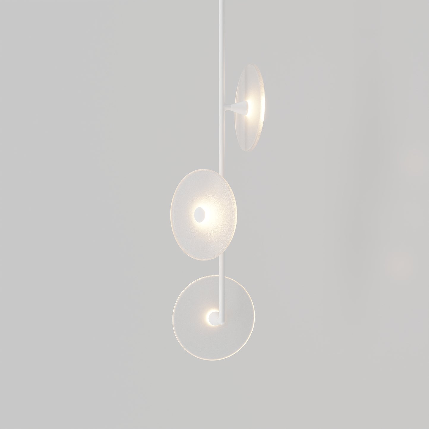 Coral Trio - Pendant Light Off Centered (360 degree)
